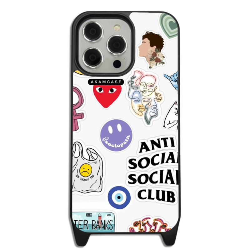 کاور گوشی اپل iPhone 15 Pro Max آکام مدل AMCWLA15PROMAX-GOOD VIBES10 