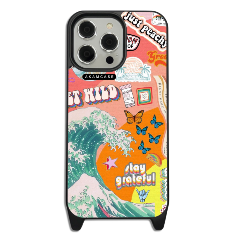 کاور گوشی اپل iPhone 15 Pro Max آکام مدل AMCWLA15PROMAX-GOOD VIBES15 