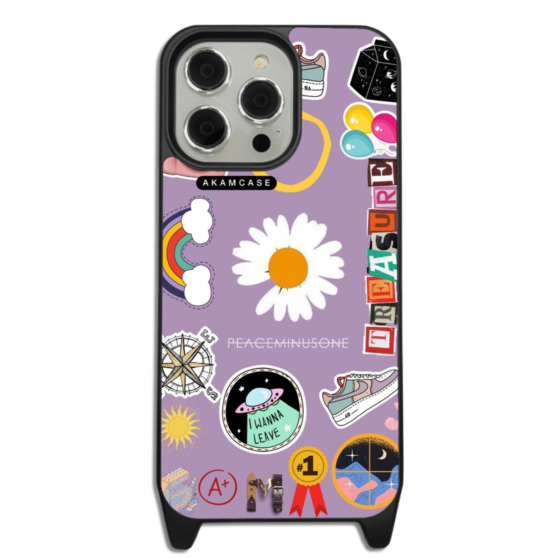 کاور گوشی اپل iPhone 15 Pro Max آکام مدل AMCWLA15PROMAX-GOOD VIBES6 