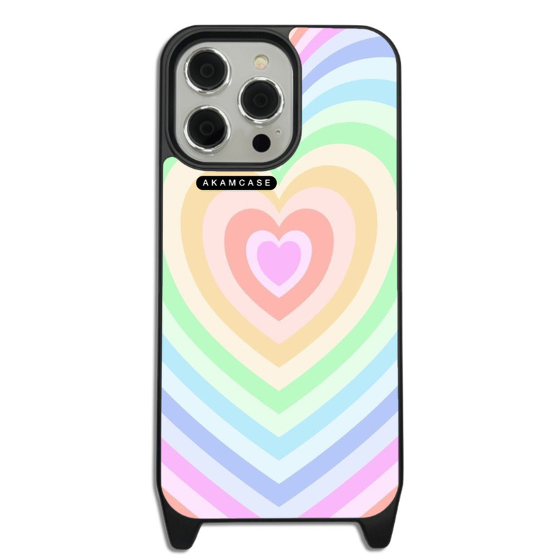 کاور گوشی اپل iPhone 15 Pro Max آکام مدل AMCWLA15PROMAX-HEARTS12