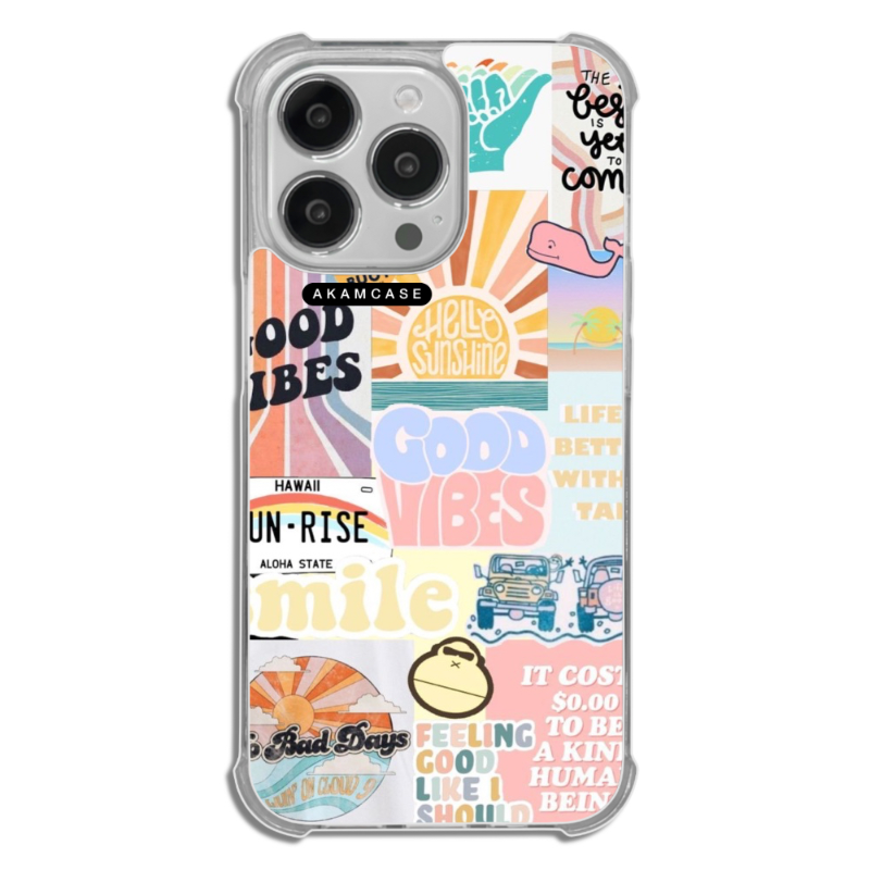 کاور گوشی اپل iPhone 13 Pro آکام مدل AMCWTA13PRO-GOOD VIBES12 کاور گوشی اپل iPhone 13 Pro آکام مدل AMCWTA13PRO-GOOD VIBES12