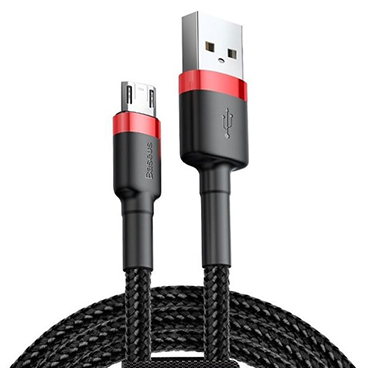 کابل میکرو USB باسئوس مدل CAMKLF-H91 به طول 3 متر کابل میکرو USB باسئوس مدل CAMKLF-H91 به طول 3 متر