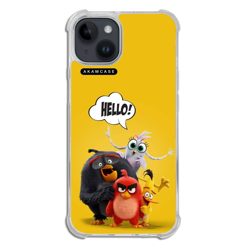 کاور گوشی اپل iPhone 14 آکام مدل AMCWTA14-ANGRY BIRDS17 