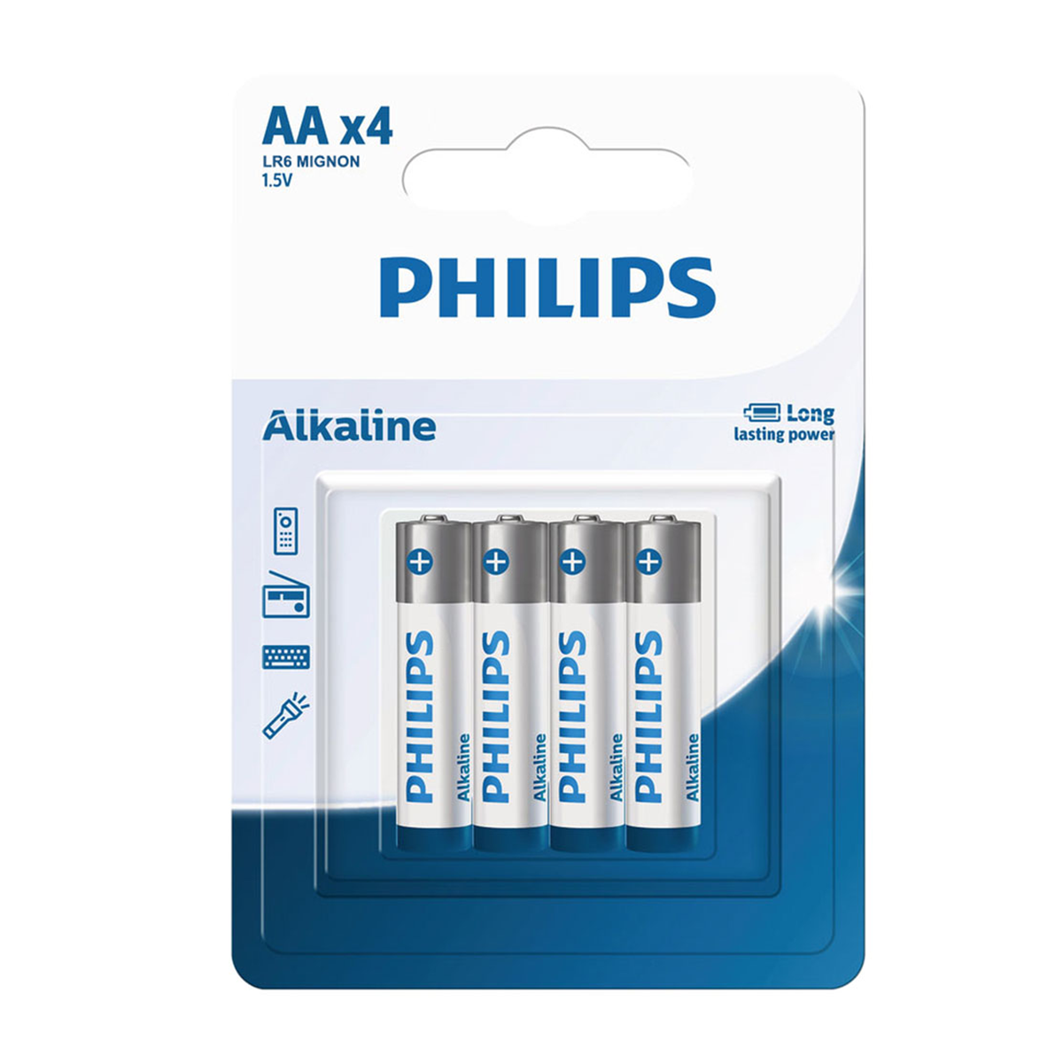 باتری قلمی پاور آلکالاین مدل Alkaline LR6 Mignon بسته 4 عددی باتری قلمی پاور آلکالاین مدل Alkaline LR6 Mignon بسته 4 عددی