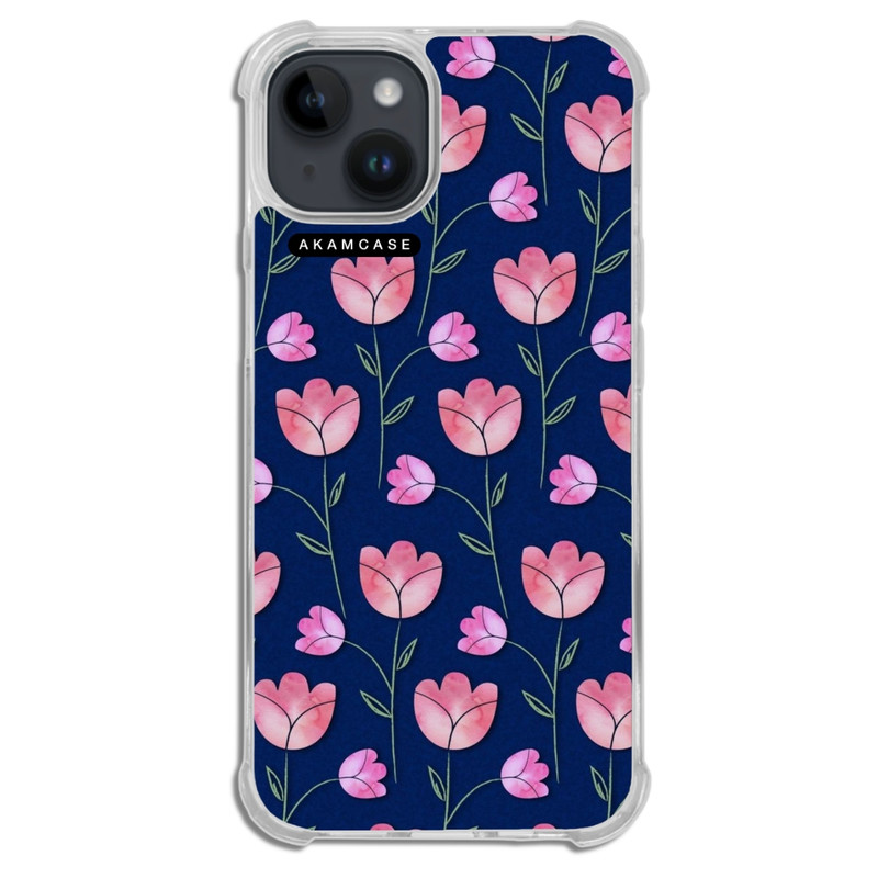 کاور گوشی اپل iPhone 14 آکام مدل AMCWTA14-FLOWERS8