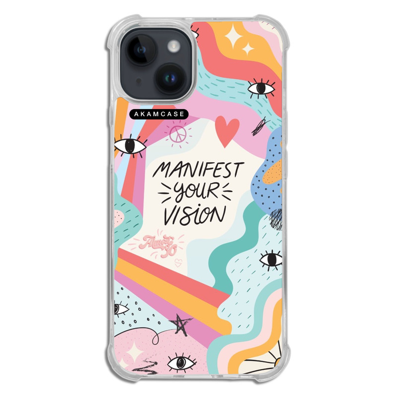 کاور گوشی اپل iPhone 14 آکام مدل AMCWTA14-GOOD VIBES7 