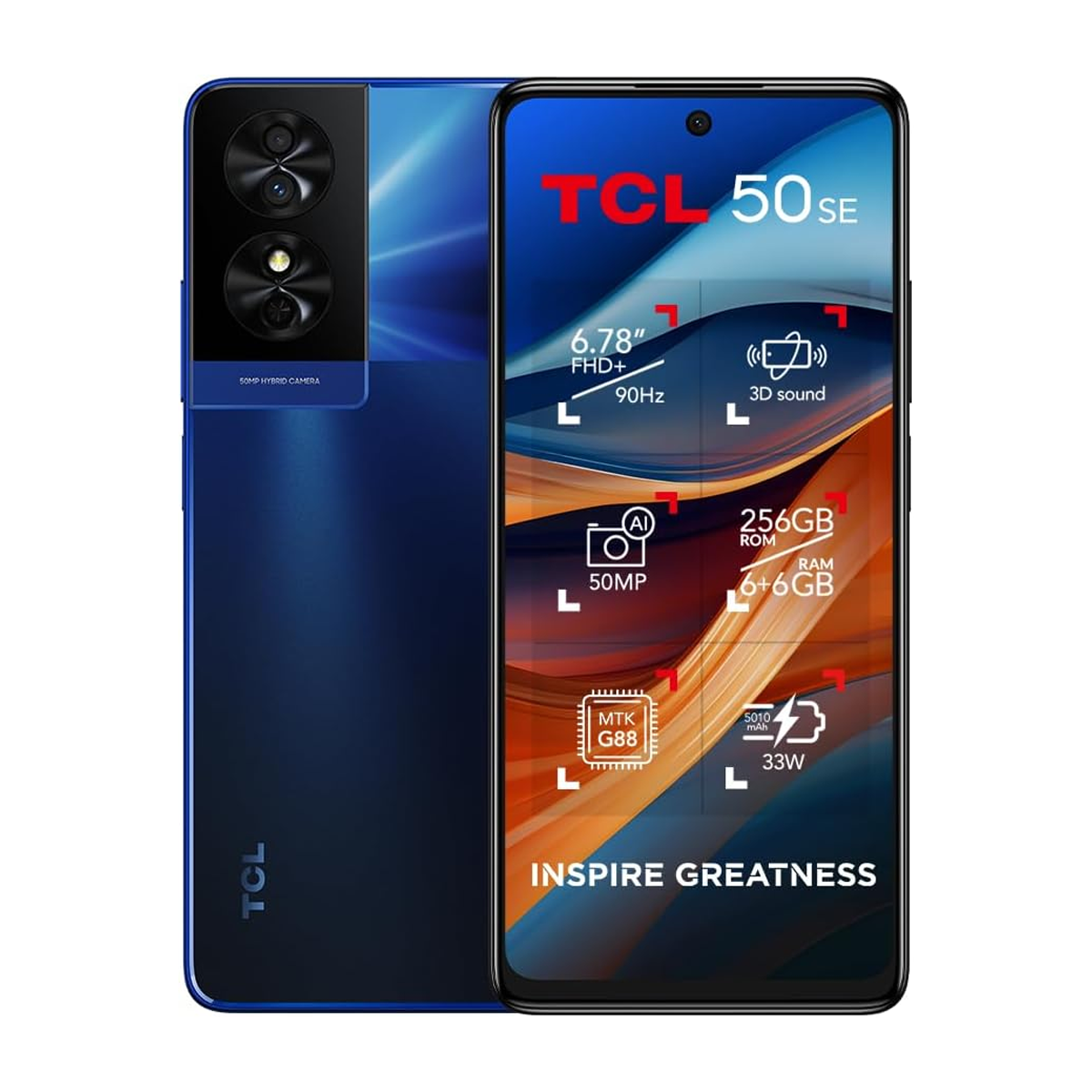 گوشی موبايل تی سی ال مدل TCL 50 SE ظرفیت 128 گیگابایت رم 4 گیگابایت گوشی موبايل تی سی ال مدل TCL 50 SE ظرفیت 128 گیگابایت رم 4 گیگابایت