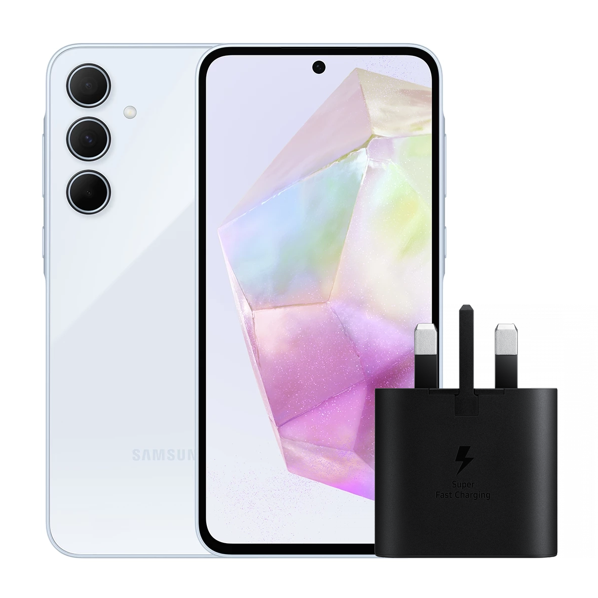 گوشی موبايل سامسونگ مدل Galaxy A35 5G ظرفیت 128 گیگابایت رم 8 گیگابایت به همراه شارژر سامسونگ مدل EP-TA800XWEGGB گوشی موبايل سامسونگ مدل Galaxy A35 5G ظرفیت 128 گیگابایت رم 8 گیگابایت به همراه شارژر سامسونگ مدل EP-TA800XWEGGB