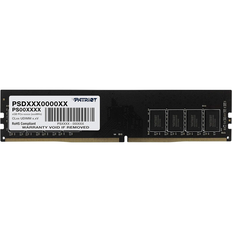 رم کامپیوتر DDR4 تک کاناله 3200 مگاهرتز CL22 پاتریوت مدل PSD ظرفیت 8 گیگابایت رم کامپیوتر DDR4 تک کاناله 3200 مگاهرتز CL22 پاتریوت مدل PSD ظرفیت 8 گیگابایت