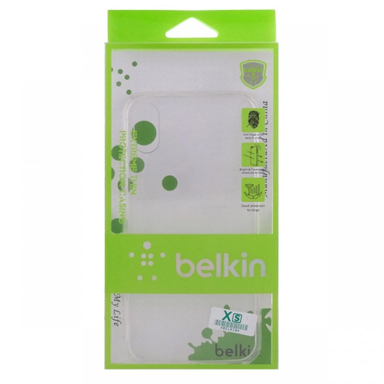 قاب ژلهای شفاف belkin مناسب برای گوشی اپل iPhone XS قاب ژلهای شفاف belkin مناسب برای گوشی اپل iPhone XS
