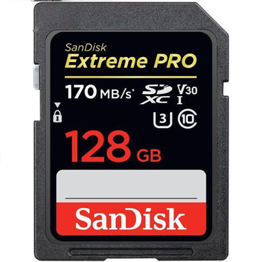 کارت حافظه SDXC سن دیسک مدل Extreme Pro V30 کلاس 10 استاندارد UHS-I U3 سرعت 170mbps ظرفیت 128 گیگابایت کارت حافظه SDXC سن دیسک مدل Extreme Pro V30 کلاس 10 استاندارد UHS-I U3 سرعت 170mbps ظرفیت 128 گیگابایت