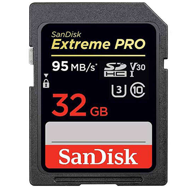 کارت حافظه SDHC سن دیسک مدل Extreme Pro V30 کلاس 10 استاندارد UHS-I U3 سرعت 95mbps ظرفیت 32 گیگابایت کارت حافظه SDHC سن دیسک مدل Extreme Pro V30 کلاس 10 استاندارد UHS-I U3 سرعت 95mbps ظرفیت 32 گیگابایت