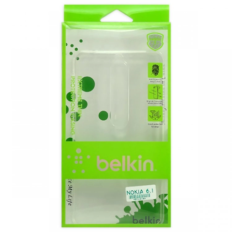 قاب ژلهای شفاف belkin مناسب برای گوشی Nokia 6.1 قاب ژلهای شفاف belkin مناسب برای گوشی Nokia 6.1