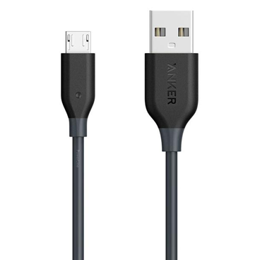 کابل تبدیل میکرو USB انکر مدل Power Line A8132H21 طول 0.9 متر کابل تبدیل میکرو USB انکر مدل Power Line A8132H21 طول 0.9 متر