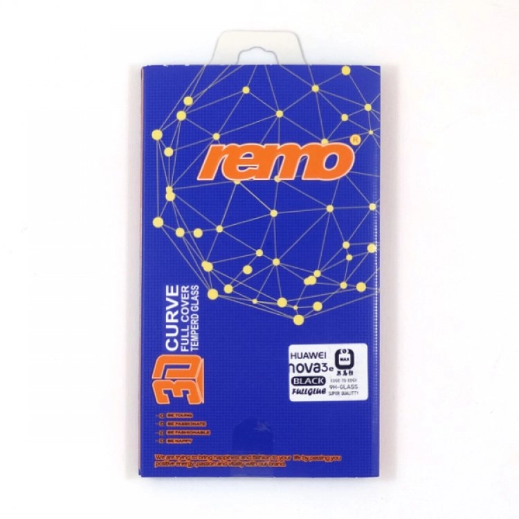 محافظ شیشه‌ای (گلس) remo فول چسب 3D گوشی هوآوی Nova 3e 