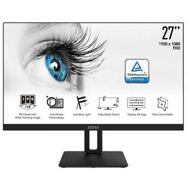 مانیتور ام اس آی مدل PRO MP271P سایز 27 اینچ مانیتور ام اس آی مدل PRO MP271P سایز 27 اینچ