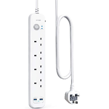 چند راهی برق انکر مدل 6IN1 USB Power Strip A9141 (دارای 2 پورت USB) چند راهی برق انکر مدل 6IN1 USB Power Strip A9141 (دارای 2 پورت USB)