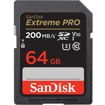 کارت حافظه SDXC سن دیسک مدل Extreme PRO استاندارد UHS-I U3 سرعت 200MBps ظرفیت 64 گیگابایت کارت حافظه SDXC سن دیسک مدل Extreme PRO استاندارد UHS-I U3 سرعت 200MBps ظرفیت 64 گیگابایت