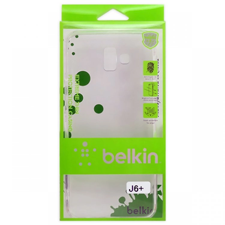 قاب ژلهای شفاف belkin مناسب برای گوشی سامسونگ Galaxy J6 Plus قاب ژلهای شفاف belkin مناسب برای گوشی سامسونگ Galaxy J6 Plus