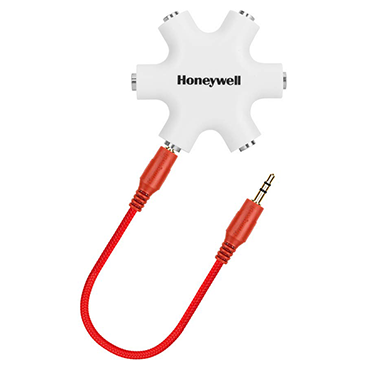 مبدل صوتی 1 به 5 هدفون هانیول مدل HC000037/CBL/AS مبدل صوتی 1 به 5 هدفون هانیول مدل HC000037/CBL/AS
