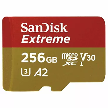 کارت حافظه microSDXC سن دیسک مدل Extreme کلاس A2 استاندارد UHS-I U3 سرعت 160MBps ظرفیت 256 گیگابایت کارت حافظه microSDXC سن دیسک مدل Extreme کلاس A2 استاندارد UHS-I U3 سرعت 160MBps ظرفیت 256 گیگابایت
