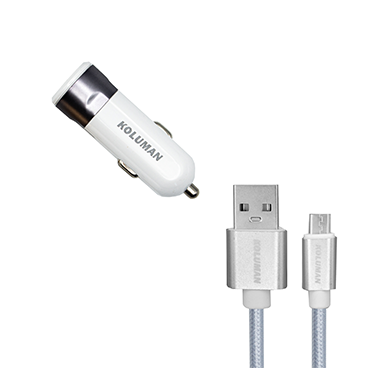 شارژر فندکی کلومن مدل KC-C01 به همراه کابل تبدیل USB - C شارژر فندکی کلومن مدل KC-C01 به همراه کابل تبدیل USB - C