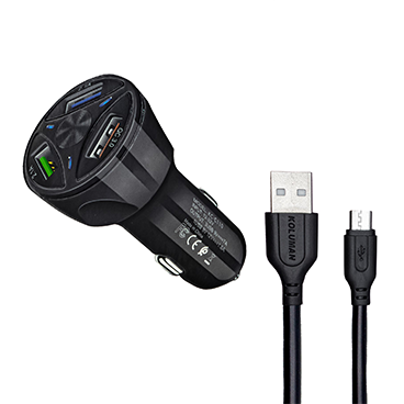 شارژر فندکی کلومن مدل KC-C110 به همراه کابل تبدیل MICRO USB شارژر فندکی کلومن مدل KC-C110 به همراه کابل تبدیل MICRO USB