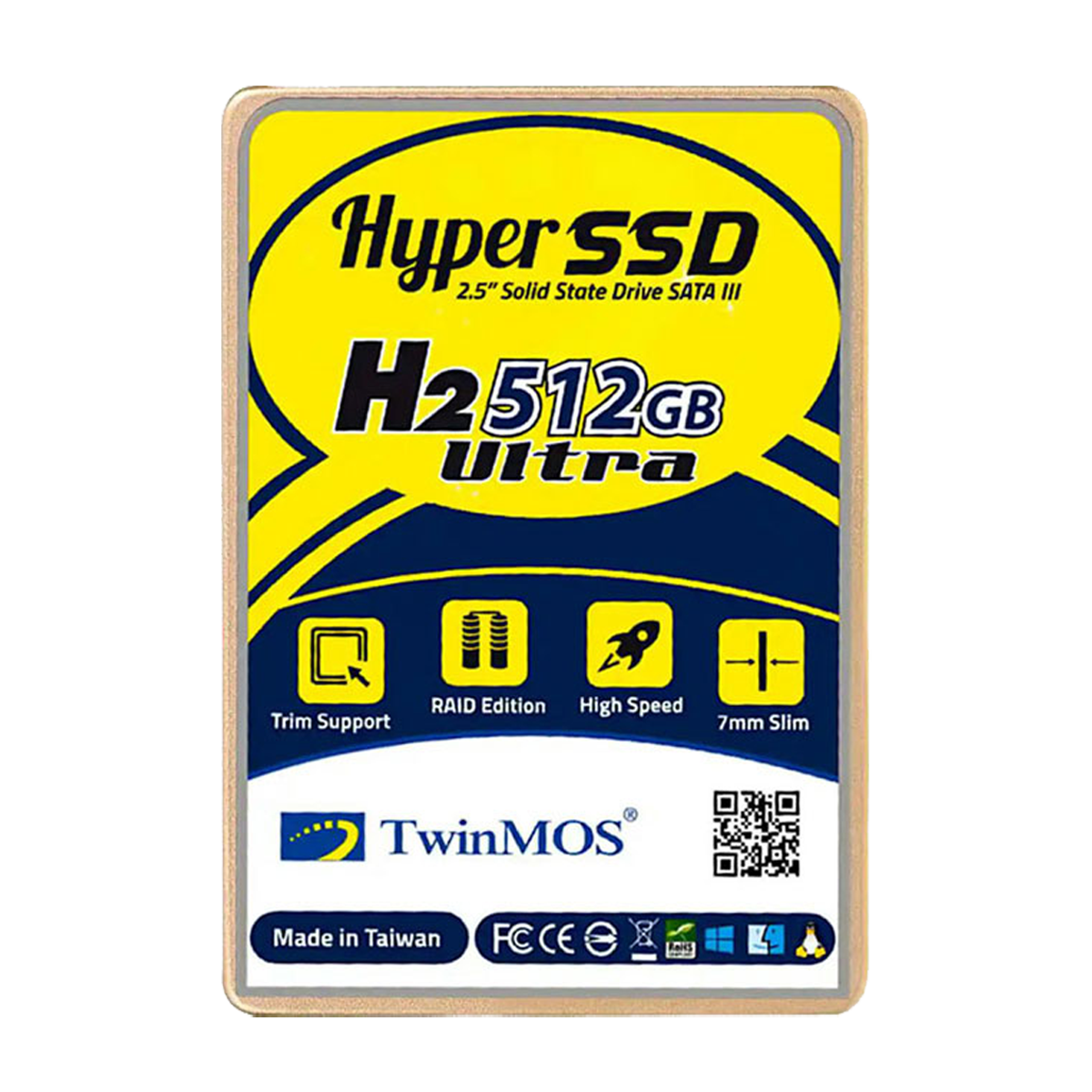 هارد اس اس دی اینترنال توین موس مدل H2 ULTRA ظرفیت 512 گیگابایت هارد اس اس دی اینترنال توین موس مدل H2 ULTRA ظرفیت 512 گیگابایت