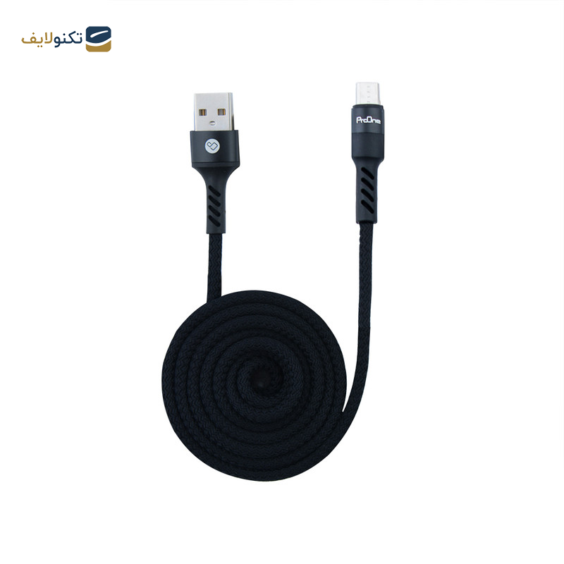 کابل تبدیل USB به USB-C پرووان مدل PCC345C طول 1 متر کابل تبدیل USB به USB-C پرووان مدل PCC345C طول 1 متر