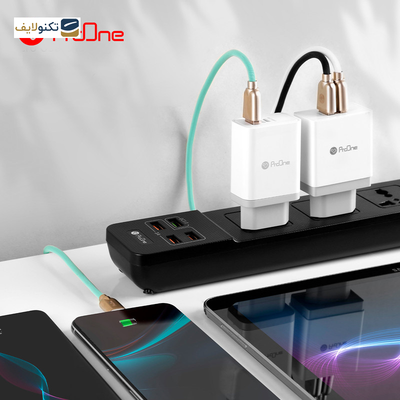 کابل تبدیل USB به لایتنینگ پرووان مدل PCC115 طول 1متر کابل تبدیل USB به لایتنینگ پرووان مدل PCC115 طول 1متر
