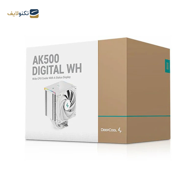 سیستم خنک کننده بادی دیپ کول مدل AK500 DIGITAL WH