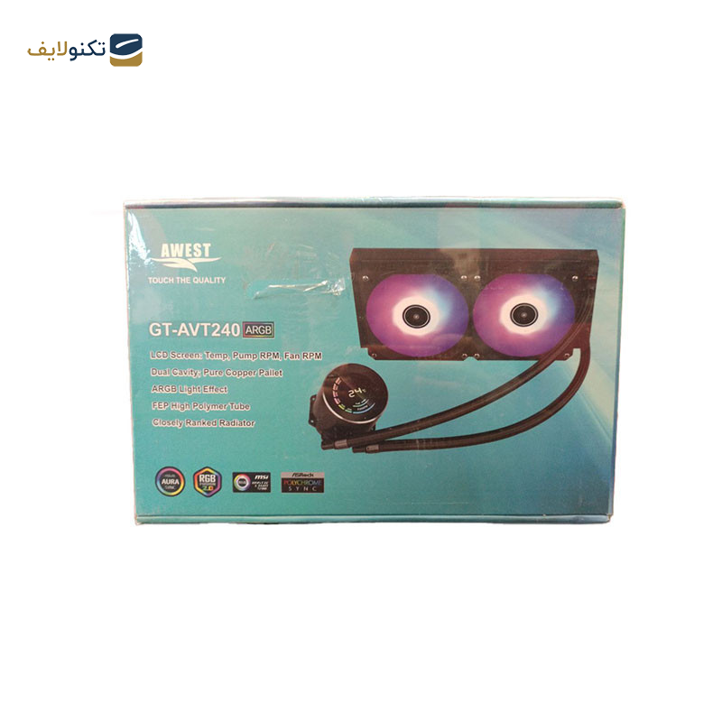 سیستم خنک کننده آبی اوست مدل GT-AVT240 ARGB سیستم خنک کننده آبی اوست مدل GT-AVT240 ARGB