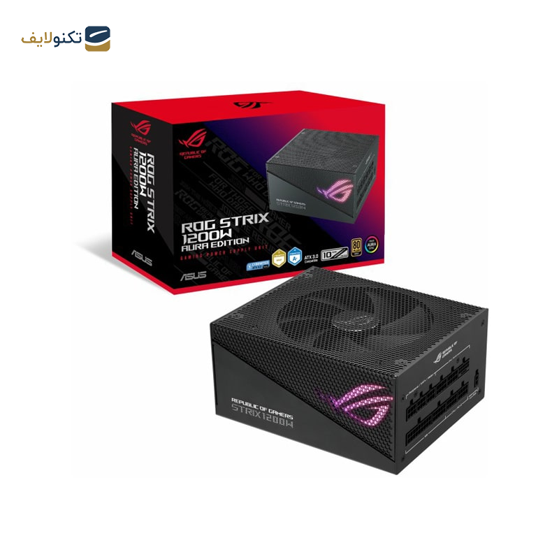 منبع تغذیه کامپیوتر ایسوس مدل ROG STRIX 1200W Aura Edition