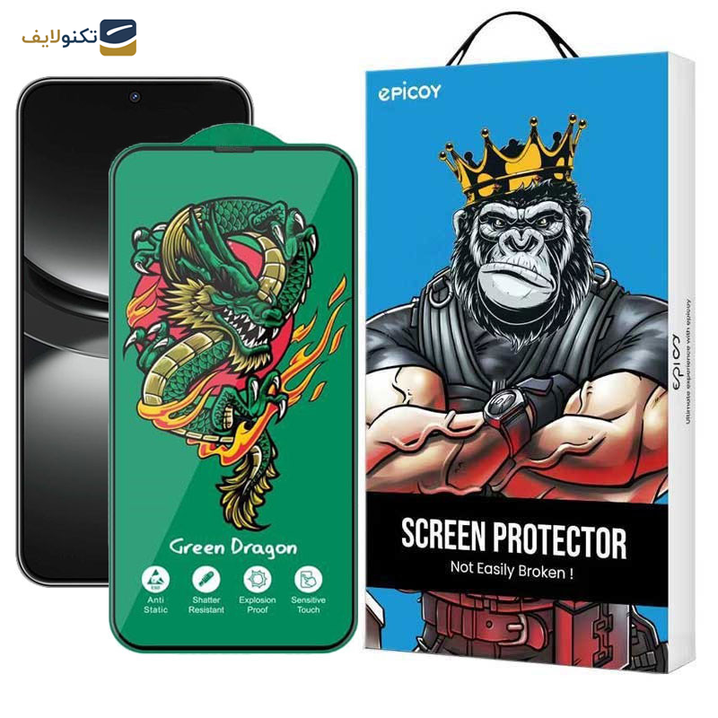 محافظ صفحه نمایش اپیکوی مدل Green Dragon ExplosionProof مناسب برای گوشی موبایل هوآوی Nova 12/ Nova 12 Lite/ Nova 11 SE/10 SE/ 9SE 5G/ 9SE/ محافظ صفحه نمایش اپیکوی مدل Green Dragon ExplosionProof مناسب برای گوشی موبایل هوآوی Nova 12/ Nova 12 Lite/ Nova 11 SE/10 SE/ 9SE 5G/ 9SE/
