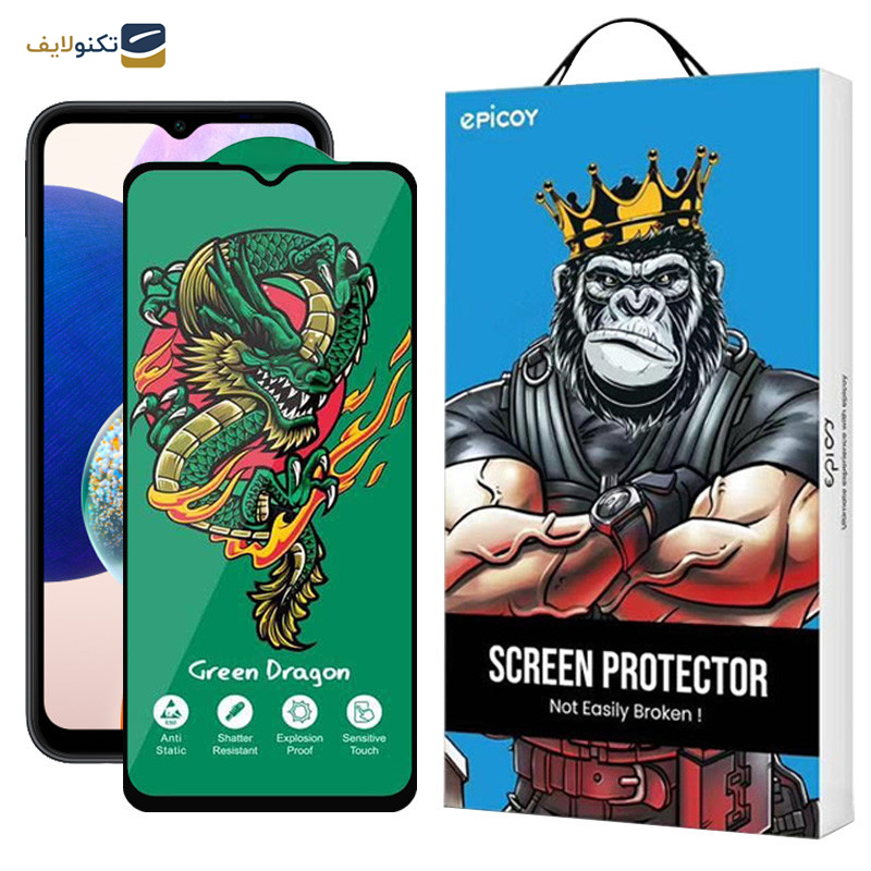 محافظ صفحه نمایش اپیکوی مدل Green Dragon ExplosionProof مناسب برای گوشی موبایل سامسونگ Galaxy A14 4G/5G/ A13 4G/5G/ A23 4G/5G محافظ صفحه نمایش اپیکوی مدل Green Dragon ExplosionProof مناسب برای گوشی موبایل سامسونگ Galaxy A14 4G/5G/ A13 4G/5G/ A23 4G/5G