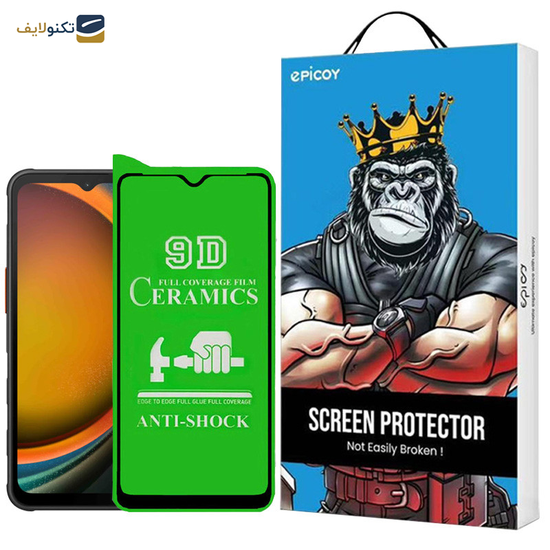 محافظ صفحه نمایش سرامیکی اپیکوی مدل Unbreakable مناسب برای گوشی موبایل سامسونگ Galaxy A14 4G/5G /Xcover7 محافظ صفحه نمایش سرامیکی اپیکوی مدل Unbreakable مناسب برای گوشی موبایل سامسونگ Galaxy A14 4G/5G /Xcover7