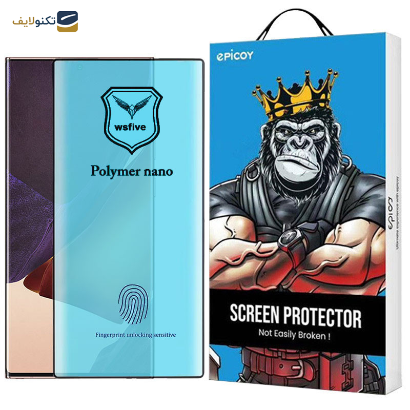 محافظ صفحه نمایش اپیکوی مدل Polymer Nano مناسب برای گوشی موبایل سامسونگ Galaxy Note 20 Ultra محافظ صفحه نمایش اپیکوی مدل Polymer Nano مناسب برای گوشی موبایل سامسونگ Galaxy Note 20 Ultra