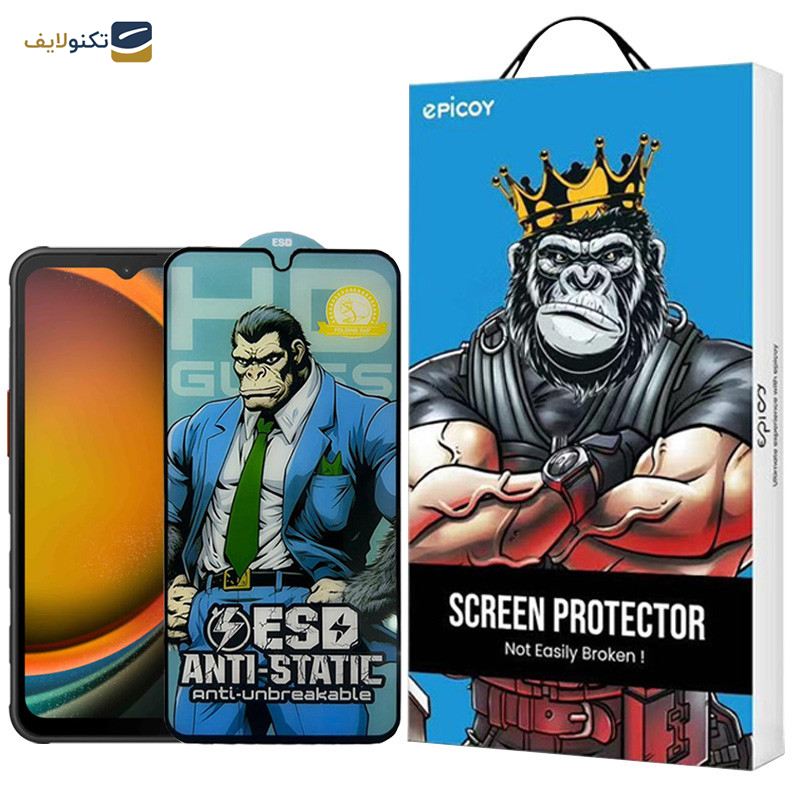 محافظ صفحه نمایش اپیکوی مدل Gorilla ESD مناسب برای گوشی موبایل سامسونگ Galaxy A14 4G/5G /Xcover7 محافظ صفحه نمایش اپیکوی مدل Gorilla ESD مناسب برای گوشی موبایل سامسونگ Galaxy A14 4G/5G /Xcover7