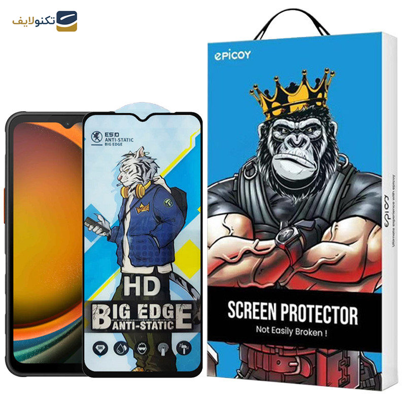 محافظ صفحه نمایش اپیکوی مدل Tiger-Big Edge مناسب برای گوشی موبایل سامسونگ Galaxy A14 4G/5G /Xcover7 محافظ صفحه نمایش اپیکوی مدل Tiger-Big Edge مناسب برای گوشی موبایل سامسونگ Galaxy A14 4G/5G /Xcover7