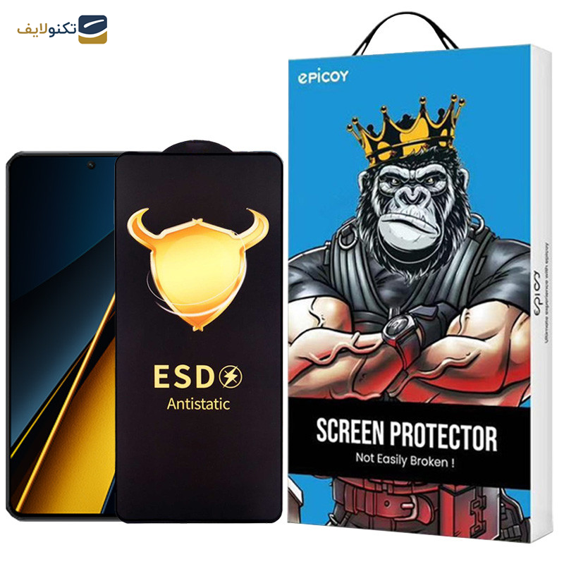 محافظ صفحه نمایش اپیکوی مدل Golden ESD مناسب برای گوشی موبایل شیائومی Poco X6 Pro/ Poco X6/ Poco M6 Pro 4g محافظ صفحه نمایش اپیکوی مدل Golden ESD مناسب برای گوشی موبایل شیائومی Poco X6 Pro/ Poco X6/ Poco M6 Pro 4g