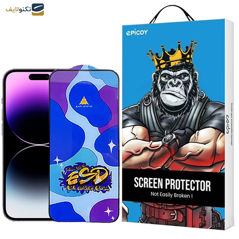 محافظ صفحه نمایش اپیکوی مدل Star ESD مناسب برای گوشی موبایل اپل iPhone 14 Pro محافظ صفحه نمایش اپیکوی مدل Star ESD مناسب برای گوشی موبایل اپل iPhone 14 Pro