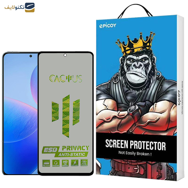 محافظ صفحه نمایش حریم شخصی اپیکوی مدل Cactus-ESD-Privacy مناسب برای گوشی موبایل شیائومی Redmi K70 / K70 Pro / K70E محافظ صفحه نمایش حریم شخصی اپیکوی مدل Cactus-ESD-Privacy مناسب برای گوشی موبایل شیائومی Redmi K70 / K70 Pro / K70E