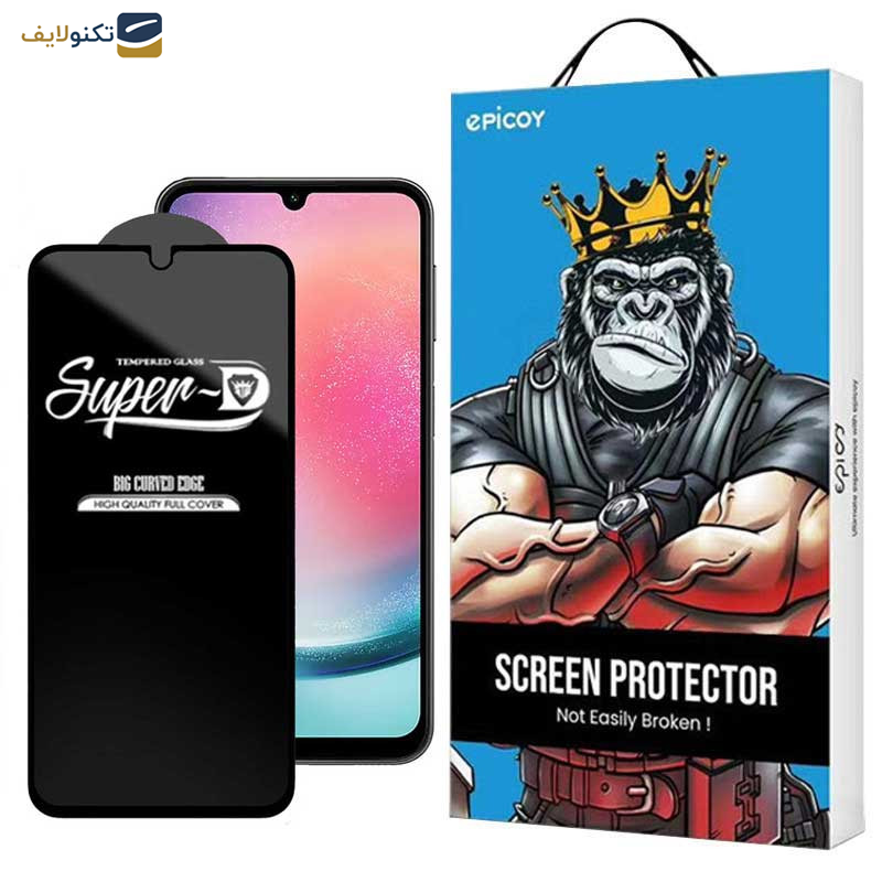 محافظ صفحه نمایش اپیکوی مدل Super 5D مناسب برای گوشی موبایل سامسونگ Galaxy A25 5G/ A24 4G/ A15 5G/4G محافظ صفحه نمایش اپیکوی مدل Super 5D مناسب برای گوشی موبایل سامسونگ Galaxy A25 5G/ A24 4G/ A15 5G/4G
