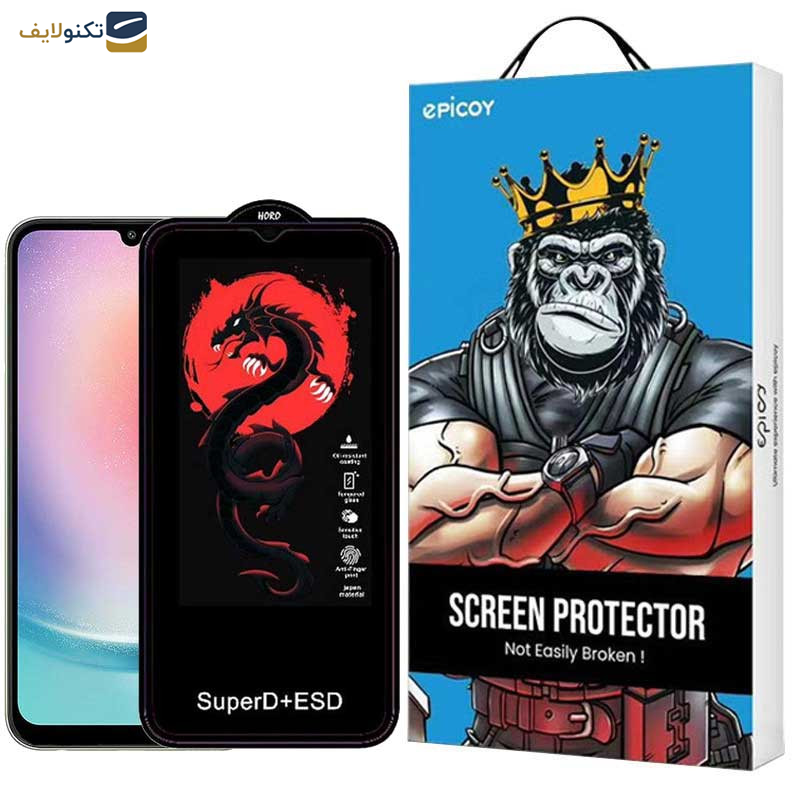 محافظ صفحه نمایش اپیکوی مدل Dragon ESD مناسب برای گوشی موبایل سامسونگ Galaxy A15 5G/4G / A25 5G / A24 4G محافظ صفحه نمایش اپیکوی مدل Dragon ESD مناسب برای گوشی موبایل سامسونگ Galaxy A15 5G/4G / A25 5G / A24 4G