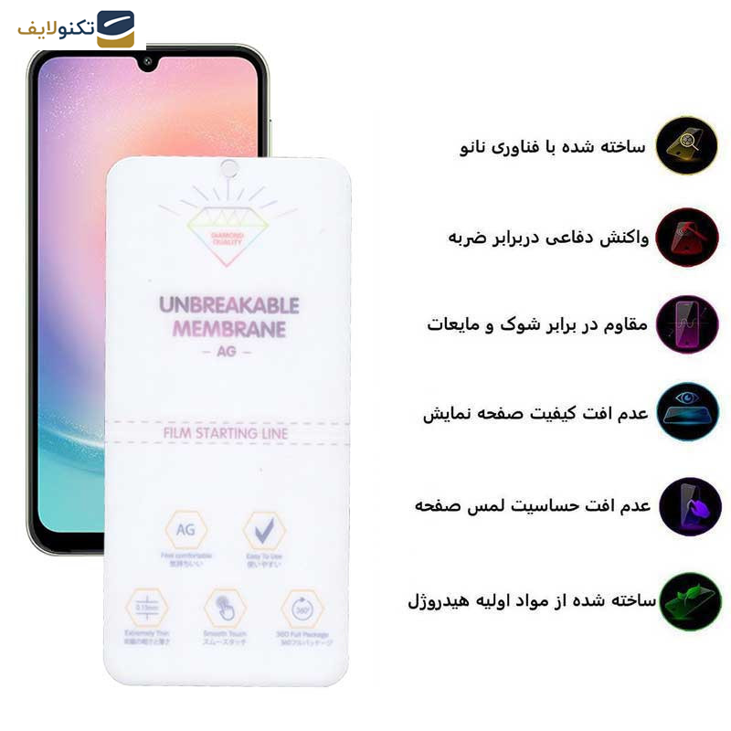 محافظ صفحه نمایش مات اپیکوی مدل Hydrogel-Matte مناسب برای گوشی موبایل سامسونگ Galaxy A25 5G / A24 4G / A15 5G/4G محافظ صفحه نمایش مات اپیکوی مدل Hydrogel-Matte مناسب برای گوشی موبایل سامسونگ Galaxy A25 5G / A24 4G / A15 5G/4G
