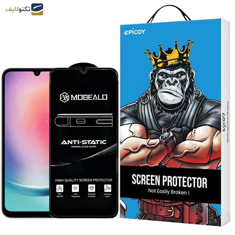 محافظ صفحه نمایش اپیکوی مدل Mobealo-AntiStatic مناسب برای گوشی موبایل سامسونگ Galaxy A25 5G / A24 4G / A15 4G/5G محافظ صفحه نمایش اپیکوی مدل Mobealo-AntiStatic مناسب برای گوشی موبایل سامسونگ Galaxy A25 5G / A24 4G / A15 4G/5G