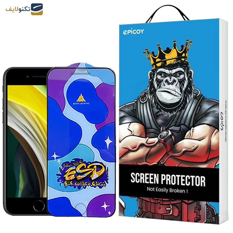 محافظ صفحه نمایش اپیکوی مدل Star ESD مناسب برای گوشی موبایل اپل iPhone 7/8/SE 2020/SE 2022 محافظ صفحه نمایش اپیکوی مدل Star ESD مناسب برای گوشی موبایل اپل iPhone 7/8/SE 2020/SE 2022