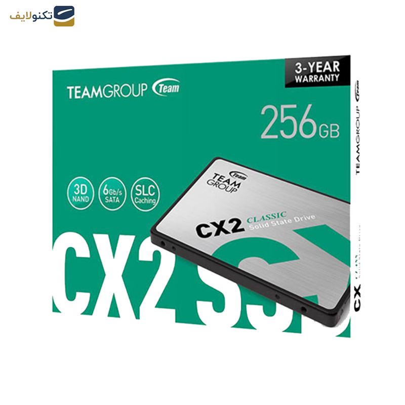 اس اس دی اینترنال تیم گروپ مدل cx2 256 ظرفیت 256 گیگابایت اس اس دی اینترنال تیم گروپ مدل cx2 256 ظرفیت 256 گیگابایت