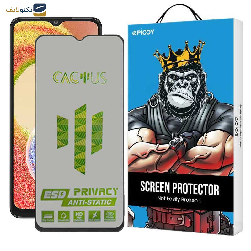 محافظ صفحه نمایش حریم شخصی اپیکوی مدل Cactus-ESD-Privacy مناسب برای گوشی موبایل سامسونگ Galaxy A04 / 04s / 04e / F04 / M02s محافظ صفحه نمایش حریم شخصی اپیکوی مدل Cactus-ESD-Privacy مناسب برای گوشی موبایل سامسونگ Galaxy A04 / 04s / 04e / F04 / M02s