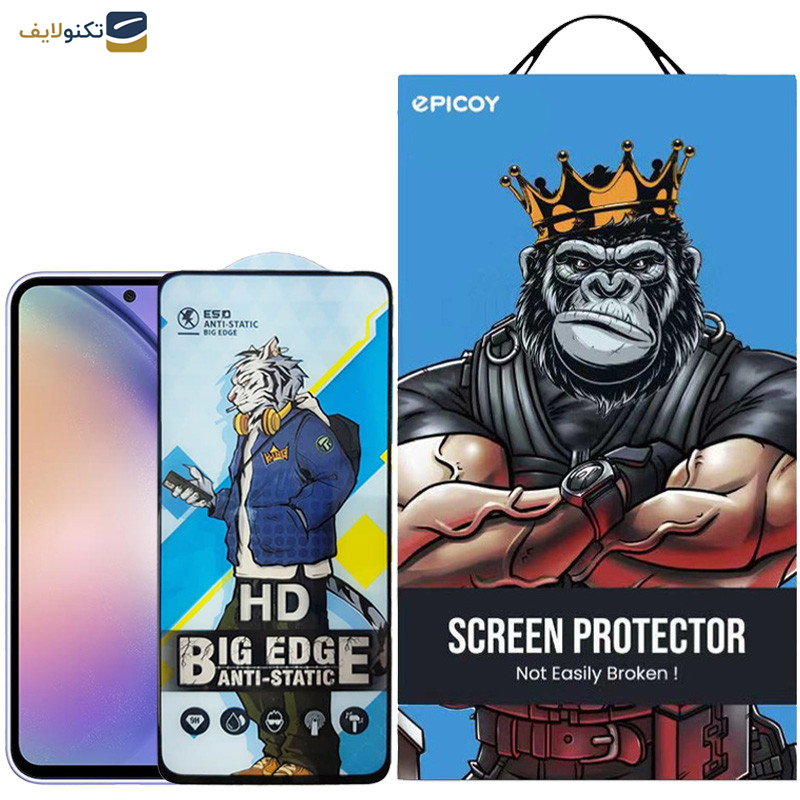 محافظ صفحه نمایش اپیکوی مدل Tiger-Big Edge مناسب برای گوشی موبایل سامسونگ Galaxy S23 FE/A54 محافظ صفحه نمایش اپیکوی مدل Tiger-Big Edge مناسب برای گوشی موبایل سامسونگ Galaxy S23 FE/A54